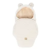 Păturică de înfășat crem din sherpa 45x80 cm – Meowbaby