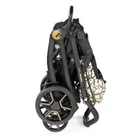 Carucior 3 in 1 Peg Perego Book SLK 0 - 22 kg Graphic Gold negru bej i-Size