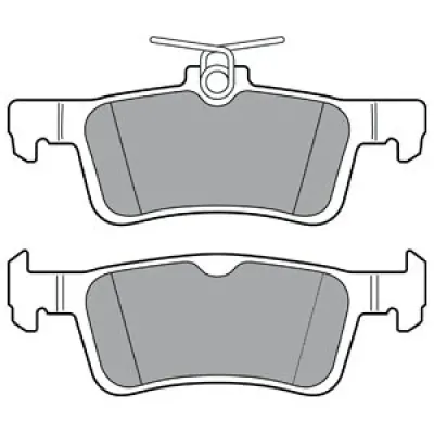Set placute frana, frana disc DELPHI LP3369