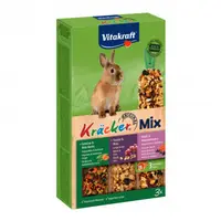 Batoane pentru iepuri Vitakraft Trio Mix cu sfecla nuci fructe de padure 3 buc