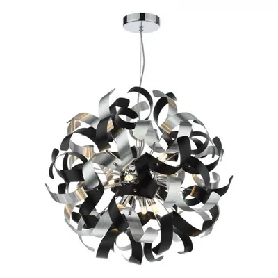 Lampa suspendata SWASH 9 Light Polished Chrome Suspension Only