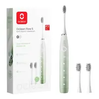 Periuță de dinți electrică Oclean - Flow S, 3 capete de periuță , verde