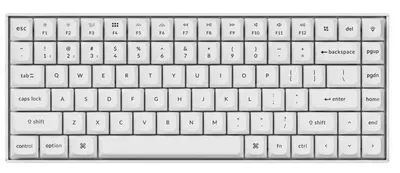 Tastatură mecanică Keychron – K2 Pro, albă, 75%, RGB