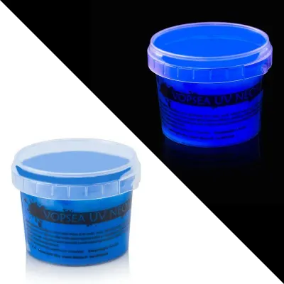 Vopsea UV neon albastra