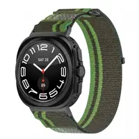 Curea Techsuit W054 pentru Samsung Galaxy Watch Ultra Series, Verde Inchis Gri