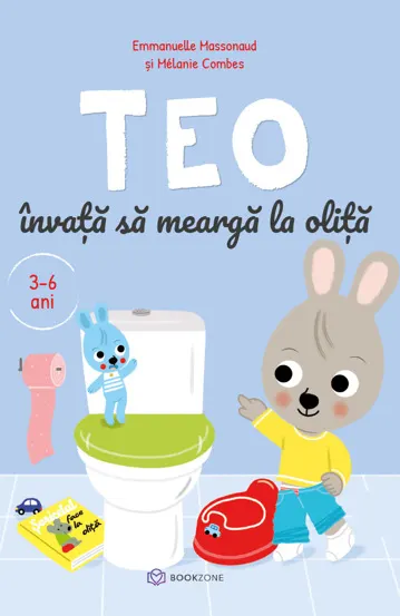 Teo învață să meargă la oliță