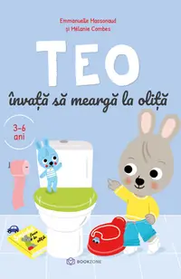 Teo învață să meargă la oliță