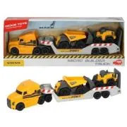 Trailer Volvo Mack Cu Basculanta Si Tractor, Dickie