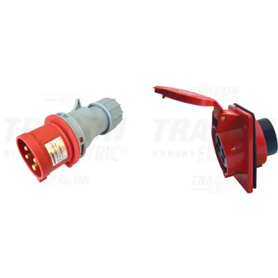Pachet Conectare Industriala Sigura: Fisa cu Presetupe si Priza Incorporabila Oblica TICS 32A 400V