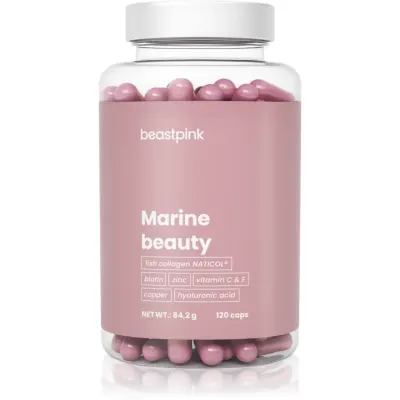 BeastPink Marine Beauty capsule cu colagen 84.2 g