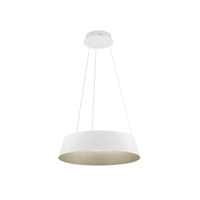 Lampa suspendata ALBA Nisipiu Alb Aluminiu Outside Champaign Auriu Inside LED 50 Wat 230V 2196Lm 3000K IP20