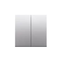 Component dublu pentru mecanisme: SW6/2M,silver mat metalic