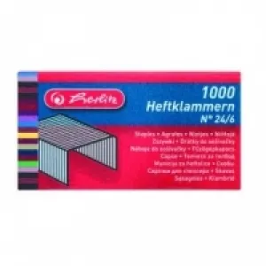 Agrafe Capsator 24/6 1000 Bucati/cutie Herlitz