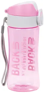 Sticlă de apa BackUp 5 - roz, 400 ml