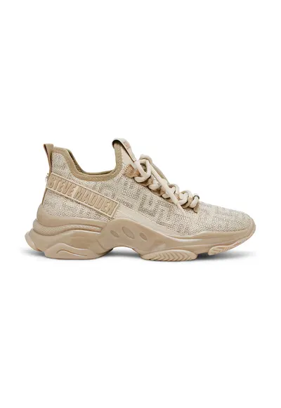 Pantofi sport cu aplicatie de strasuri Maxout - Bej/Argintiu