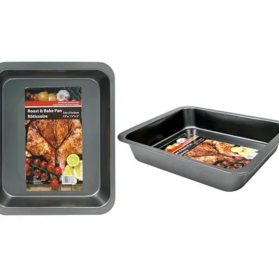 Tava cuptor En-gros, invelis antiaderent, pentru friptura, universala, 37x25x6 cm