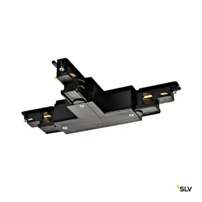 S-TRACK DALI T-conector cu electrod impamant dreapta, negru