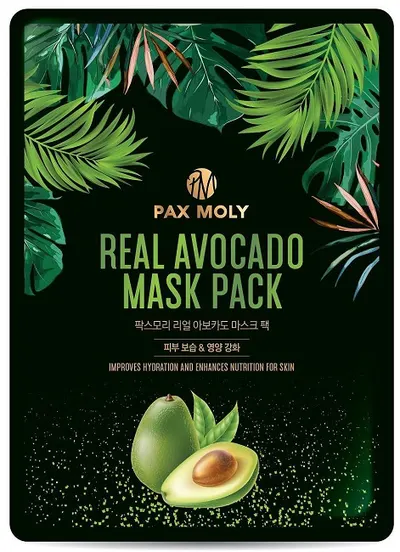 Pax Moly Mască de față folie cu avocado, 25 ml