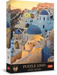 Puzzle Trefl din 1000 piese - Oia, Santorini