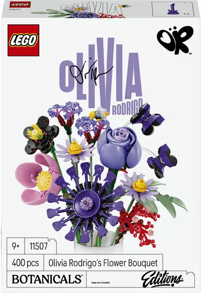 Set de construcție LEGO Botanicals – Buchetul de flori al Oliviei Rodrigo (11507)