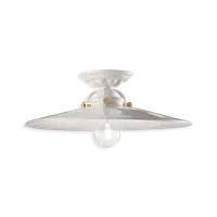 Plafoniera, lampa de tavan RETRO B&W FINISH 02 - SMALTO BIANCO C105