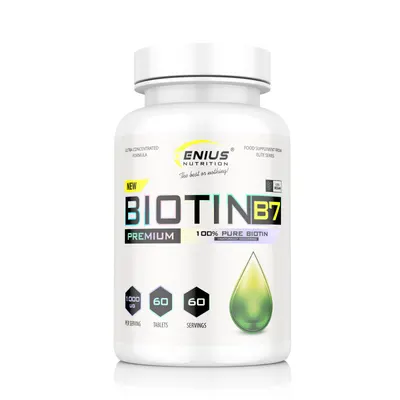 Supliment Alimentar Biotin B7 60 Tabs/60 Serv