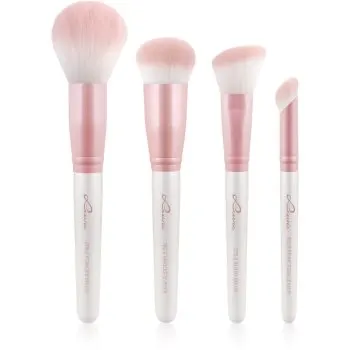 Luvia Cosmetics Flawless Face Set set de pensule cu husă Candy