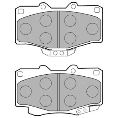 Set placute frana, frana disc DELPHI LP854
