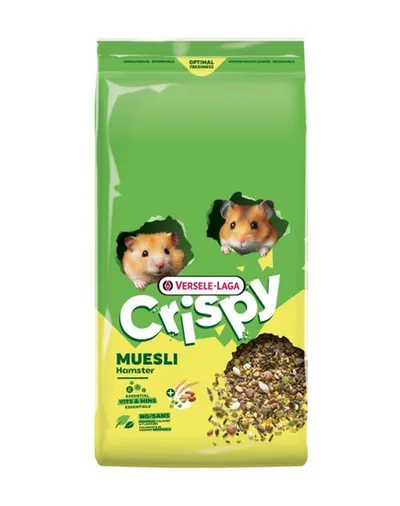 Hrană pentru hamsteri de toate rasele VERSELE-LAGA Crispy Muesli 9 kg cu cereale și semințe