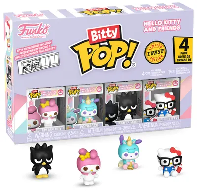 Set de figurine mini Funko Bitty POP! Animation: Sanrio - Hello Kitty & Friends - 4 Pack (Series 4)