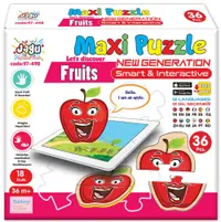 Jagu Educational Talking Puzzle - Fructe, 36 de piese