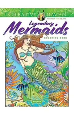 Creative Haven Legendary Mermaids Coloring Book