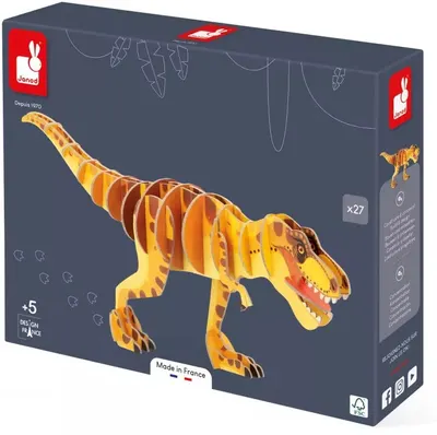 Puzzle 3D Janod - Т-Rex