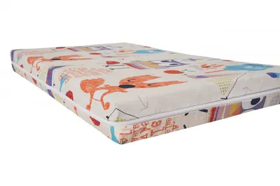Saltea cu spuma poliuretanica Somnart Ortopedica 70x140x10 cm husa impermeabila, model bufnita