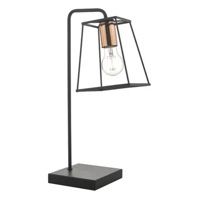 Veioza Tower Table Lamp Black & Copper