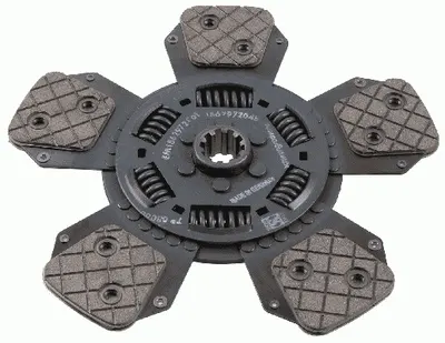 Disc ambreiaj ceramica (327mm; 5) potrivit JOHN DEERE 2000, 3000 4239T-6359DL008 01.80-12.94