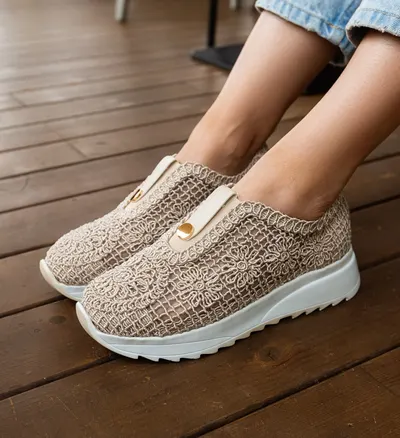 Sneakers dama Selima Bej