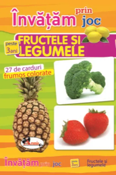 Invatam prin joc fructele si legumele +3ani