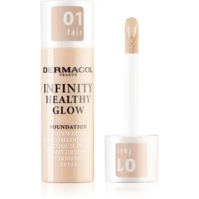Dermacol Infinity Healthy Glow fond de ten lichid SPF 10 culoare 01 Fair 20 g