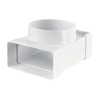 T-Joint For Flat & Round Ducts 110x55mm