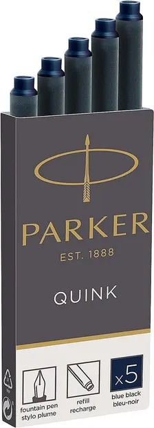 Set rezerve Parker Z11 - Pentru stilou, 5 buc., albastru inchis