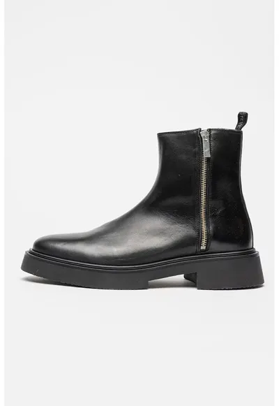 Ghete de piele Zenith - Negru