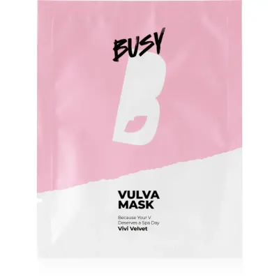 BusyB Vivi Velvet Vulva Mask masca pentru partile intime 1 buc