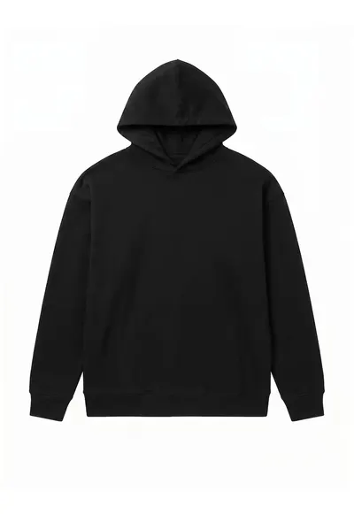 Hanorac cu logo pe spate Valore Lux - Negru