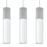 Lampa suspendata BORGIO 3L alb
