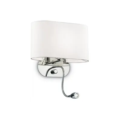 Aplica Sheraton, 2 becuri, dulie G9 + LED, L:300 mm; H:350 mm; Alb