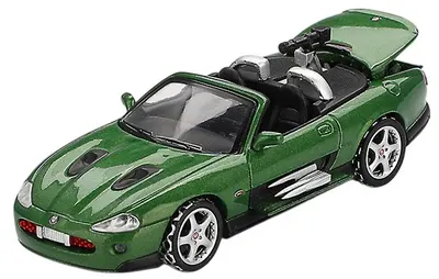 Model de colecție Mini GT Modern: Mașini - Jaguar XKR, James Bond 007 Series 'Die Another Day', verde, 2002