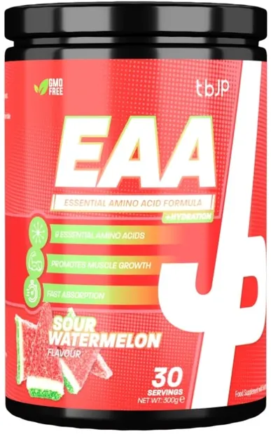 JP EAA Fermented Aminos, pepene verde, 300 g, Trained by JP