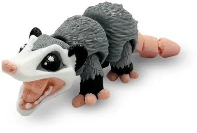 Print 3D de la 3D Morph Lab - Opossum, mini, gri