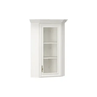 Vitrina de colt IRYS, 1 usa, geam, pin anderson, 55,8x55,8x108,9 cm